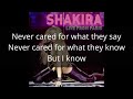 shakira nothing else matters despedida live from paris karaoke