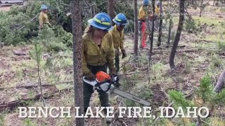 Bench Lake Fire nearly 85% contained on Aug 1