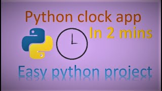 How to make a clock with python || Digital clock desktop application with python || #py Tutorial