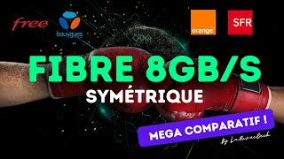 Méga comparatif des offres Fibre 8Gb/s symétrique : Free, Orange, SFR... + Test Livebox Max Fibre