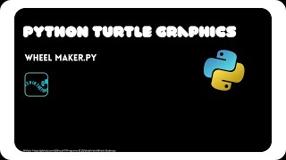 Python Turtle Graphics: Making For-Loop Wheels