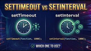 setTimeout vs setInterval 😳 JS Timing Secrets! #coding #viral #tech