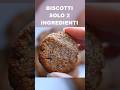 BISCOTTI MAGICI solo 2 ingredienti SENZA ZUCCHERO  SENZA BURRO SENZA UOVA SENZA GLUTINE