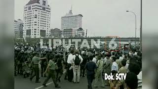 Kilas Balik Ribuan Mahasiswa Turun ke Jalan Menuntut Presiden Soeharto Mundur pada Mei 1998