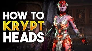 Mortal Kombat 11 How To Get Character Heads (MK11 Krypt)