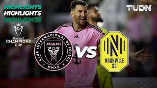 HIGHLIGHTS - Inter Miami (5)3-1(3) Nashville | CONCACHAMPIONS 2024 | TUDN