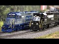 review rapido ho emd gp38 with dcc u0026 esu loksound ns u0026 csx with lots of led lighting features