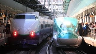 東京駅　「はやぶさ」発車　  \