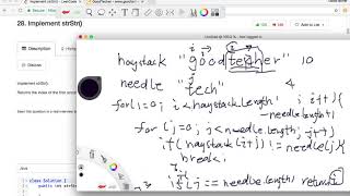 LeetCode Tutorial 28. Implement strStr()