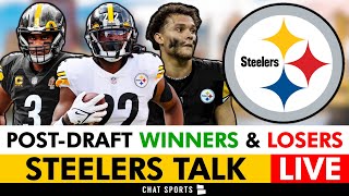 Steelers Talk LIVE: Post-NFL Draft Winners & Losers + Pick Up Najee Harris’ 5th-Year Option?
