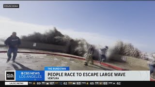 Big waves slam along California coast, hazmat teams respond to LAPD station; The Rundown