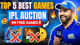 Top-5 Best Free IPL AUCTION Cricket Games For Android \u0026 iOS🔥‼️Free IPL AUCTION Games 2025