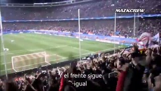 Frente Atlético , nueva canción , contigo hasta el final con letra