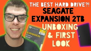 UNBOXING: The BEST Hard Drive FOR UNDER $100?! (Seagate Expansion 2TB Hard Drive UNBOXING/REVIEW