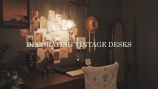 Vintage interior / Vintage Desk Decorating / Decorating a diaryㅣARABODAVLOG