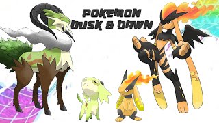 Complete Pokedex - Dusk & Dawn Pokemon Region (Gen 9 Future Pokemon Evolutions)
