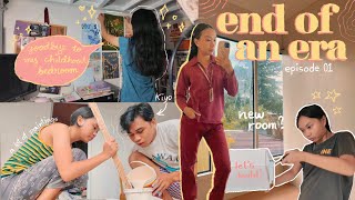 saying GOODBYE to my childhood bedroom ⋆. 𐙚 ˚ 🛌 | END OF AN ERA [ep. 01]