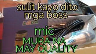 Magandang klase NG mic para SA videoke mga boss