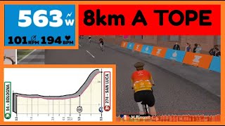 Carrera de 8km A TODA! - Bologna Zwift Classics