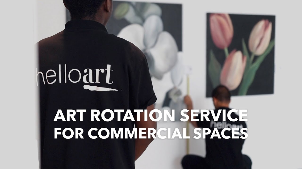 Helloart Art Rotation For Commercial Spaces Youtube