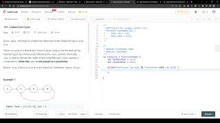141. Linked List Cycle (Amazon Interview) JavaScript Leetcode