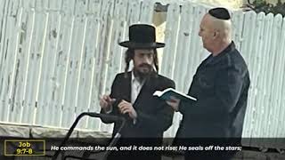 A Must Watch! Incredible Tiberias Outreach   Messianic Rabbi Zev Porat Preaches