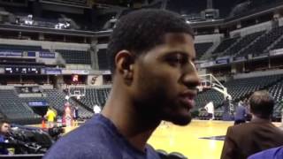 Pacers forward Paul George: \