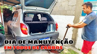 FAZENDO A REVISÃO NOS NOSSOS CARROS / ROTINA NA NOVA CASA ISSO VAI DAR TRABALHO