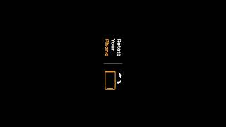 Rotate Your Phone Animation VIDEO FOR REEL Rotate your screen Copyright Free #phoneanimation1080