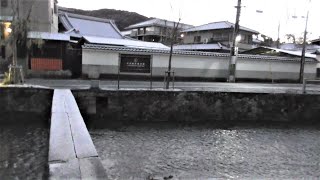 京都　白川に架かる一本橋（行者橋（石橋））周辺　Around Ipponbashi (Gyojabashi(stone bridge)) over Shirakawa(river), Kyoto