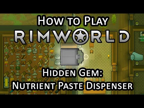 The Best Rimworld Item: A Nutrient Paste Dispenser!