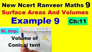 Class 9 Maths | Chapter 11 | Example 9 |  Surface Areas And Volumes | New NCERT | Ranveer Maths 9