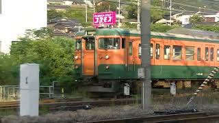 岡山電車区D27編成（湘南色）