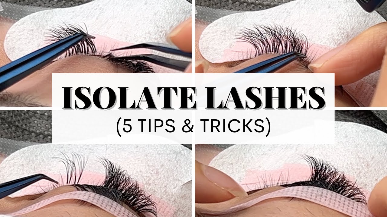 Isolate Lash Extensions Faster Without Damage Youtube