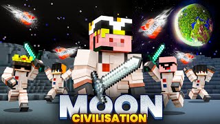 I Destroyed Moon Civilization In This Minecraft SMP...