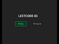 Remove Duplicates from Sorted List 1 - Leetcode 83 - Java