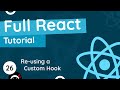 Full React Tutorial #26 - Reusing Custom Hooks