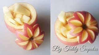 Simple apple carving for kids