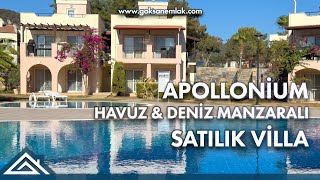 769 - APOLLONİUM`DA SATILIK HAVUZ MANZARALI KÖŞE BAŞI FULL EŞYALI MÜSTAKİL VİLLA