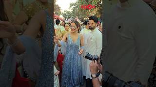 Rakul Preet Singh seen DANCING her heart out with hubby Jacky at a wedding 😍🥺 #shorts