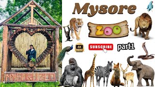 A Day at Mysuru Zoo 😍🔥 Part 1 🤩 Mysore Zoo Park 👌  Sri Chamarajendra Zoological Gardens 💕Mysore 🎉