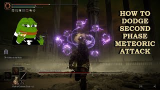 How to dodge Radahn's second phase meteoric attack?