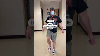 Walking 2 weeks post Double Total Knee Replacement