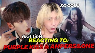 REACTING TO 퍼플키스(PURPLE KISS) 'ON MY BIKE' MV & 앰퍼샌드원 (AMPERS&ONE) 'He + She = We' MV | WOAHHHH 😍