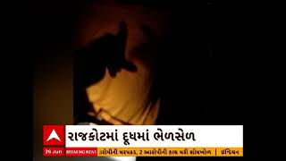 Rajkot Dairy Scam | રાજકોટમાં પાણી ભેળવી દૂધ ડેરીમાં આપવાના કૌભાંડનો પર્દાફાશ, જુઓ અહેવાલ