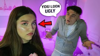 I Did My Makeup HORRIBLY To See My Brothers Reaction *PRANK*