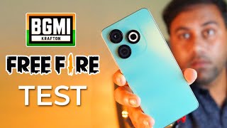 Infinix SMART 8 HD BGMI \u0026 Free Fire Gaming Test 🔥