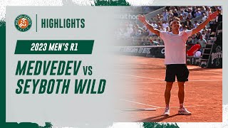 Seyboth Wild vs Medvedev Round 1 Highlights | Roland-Garros 2023