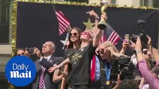 Captain Fantastic! Rapinoe basks in World Cup glory at NYC parade