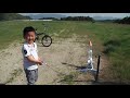 【hd】 初ペットボトルロケット 　water rocket